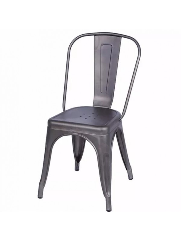 Cadeira Tolix Iron Ferro Aço Or Design 1117 - Bronze